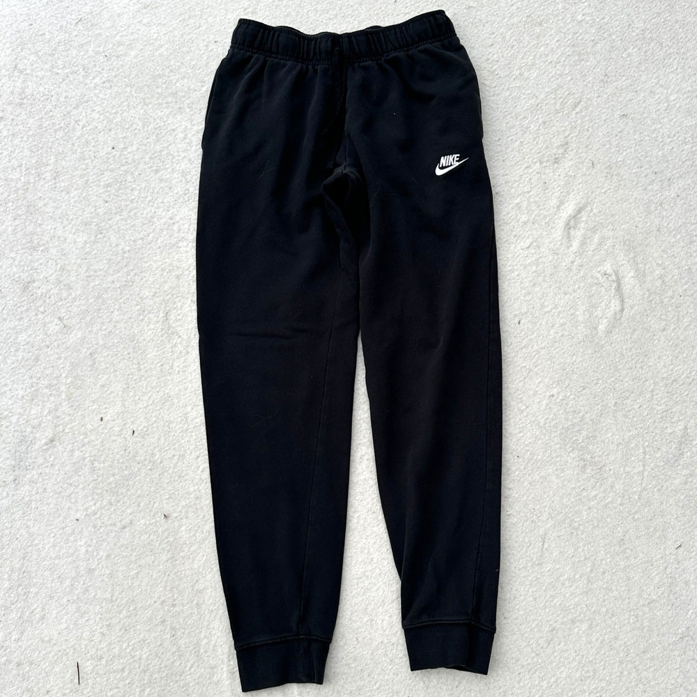 Nike Sportswear Club Fleece Joggers Men's Size S Black Athleisure Sweatpants
